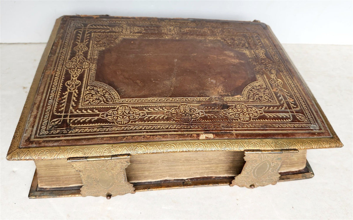 1703 BIBLE in WELSH OLD & NEW TESTAMENT antique ILLUSTRATED FOLIO