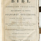 1703 BIBLE in WELSH OLD & NEW TESTAMENT antique ILLUSTRATED FOLIO