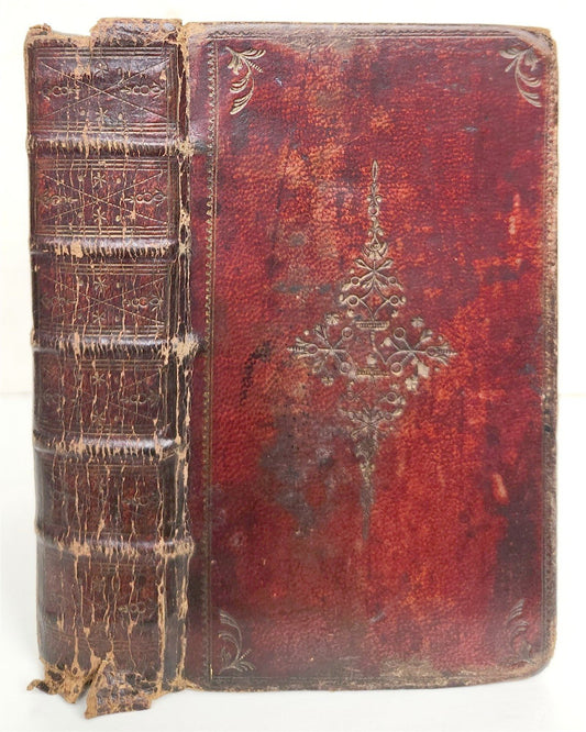1770s BOOK of COMMON PRAYER w/ PSALTER in ENGLISH antique ILLUSTRATED