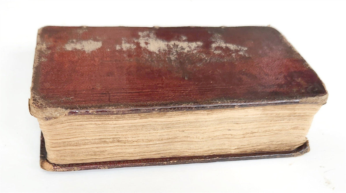 1770s BOOK of COMMON PRAYER w/ PSALTER in ENGLISH antique ILLUSTRATED
