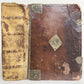 1642 BIBLE in ENGLISH antique ORIGINAL BINDING by Robert Barker OT & NT w/titles