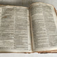 1642 BIBLE in ENGLISH antique ORIGINAL BINDING by Robert Barker OT & NT w/titles