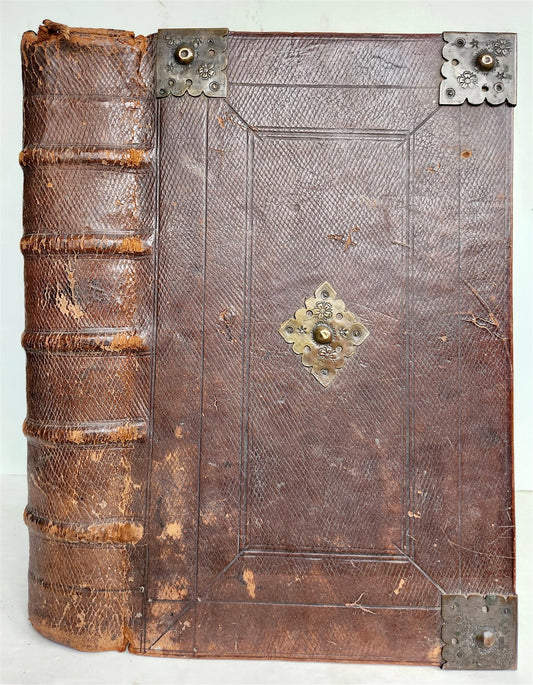 1683 BIBLE in ENGLISH antique ORIGINAL BINDING rare FOLIO King James version