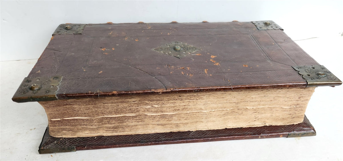 1683 BIBLE in ENGLISH antique ORIGINAL BINDING rare FOLIO King James version