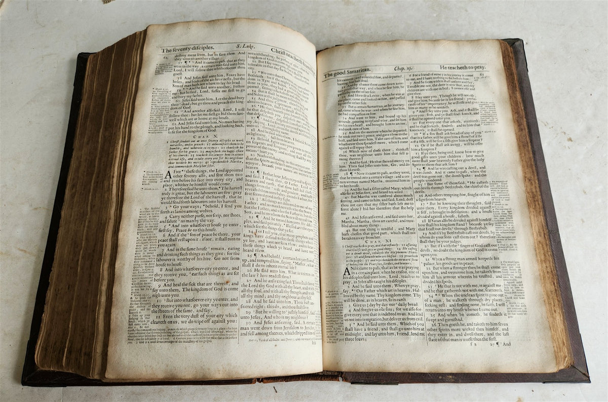 1683 BIBLE in ENGLISH antique ORIGINAL BINDING rare FOLIO King James version