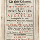 1717 HISTORY of NEW TESTAMENT in ENGLISH antique ILLUSTRATED by J. STURT bible