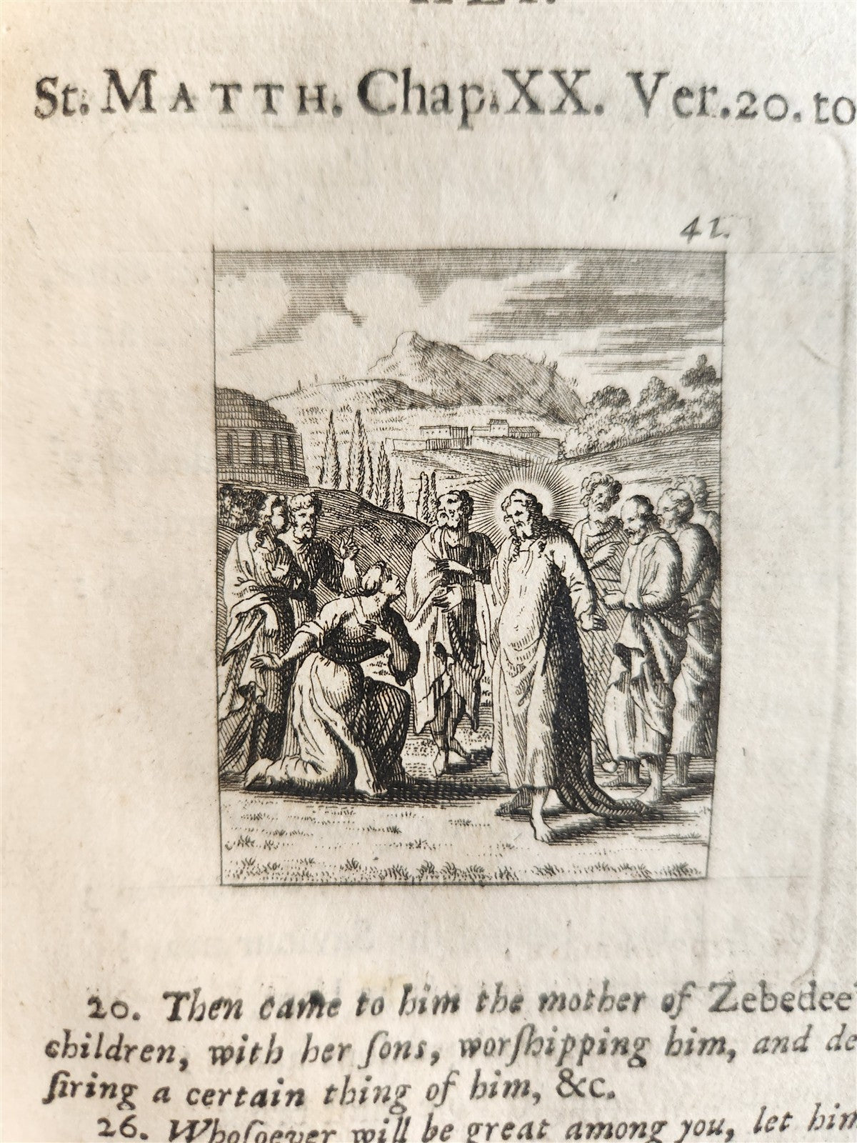1717 HISTORY of NEW TESTAMENT in ENGLISH antique ILLUSTRATED by J. STURT bible