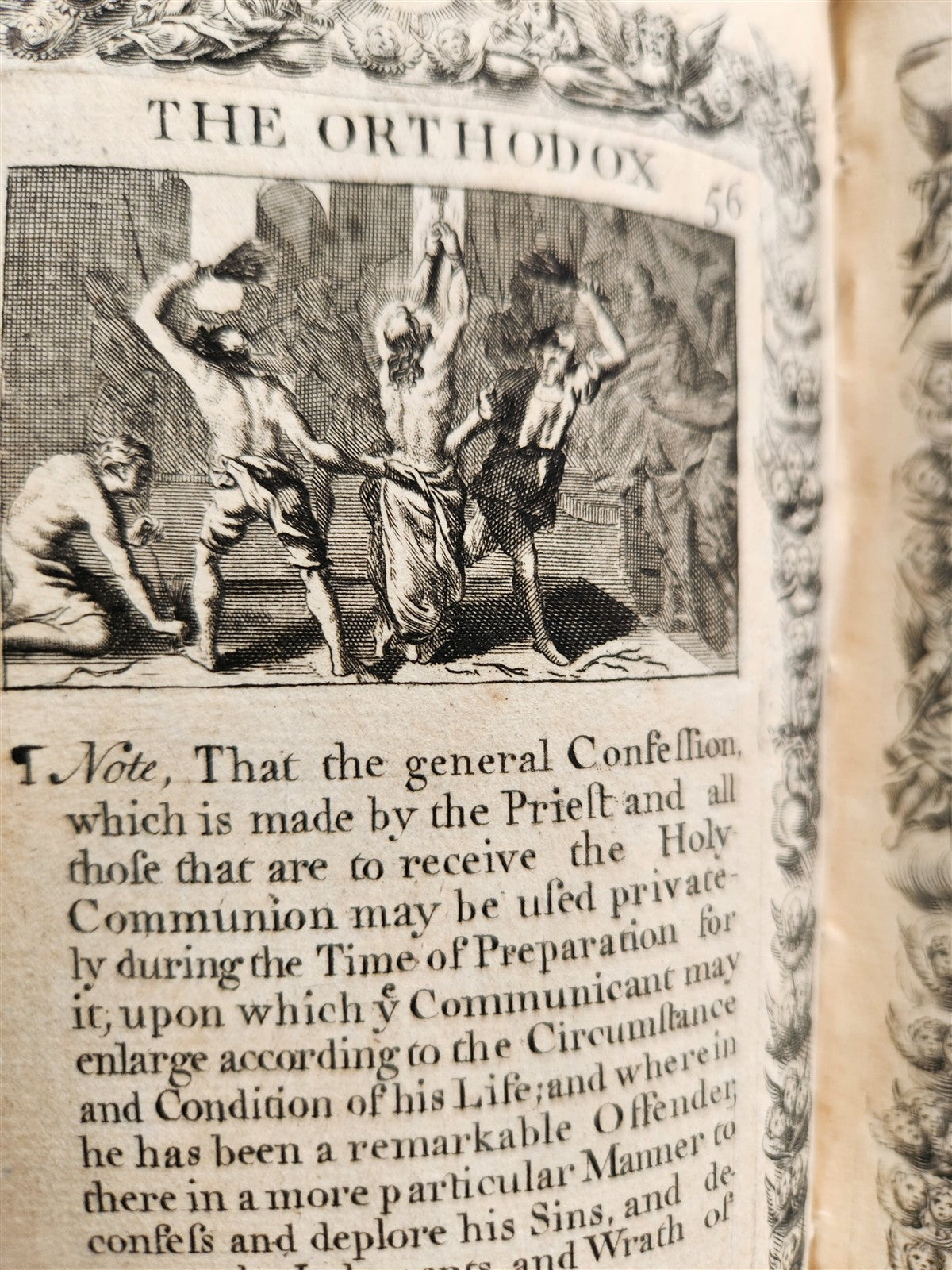 1721 ORTHODOX COMMUNICANT in ENGLISH antique ILLUSTRATED by J. STURT