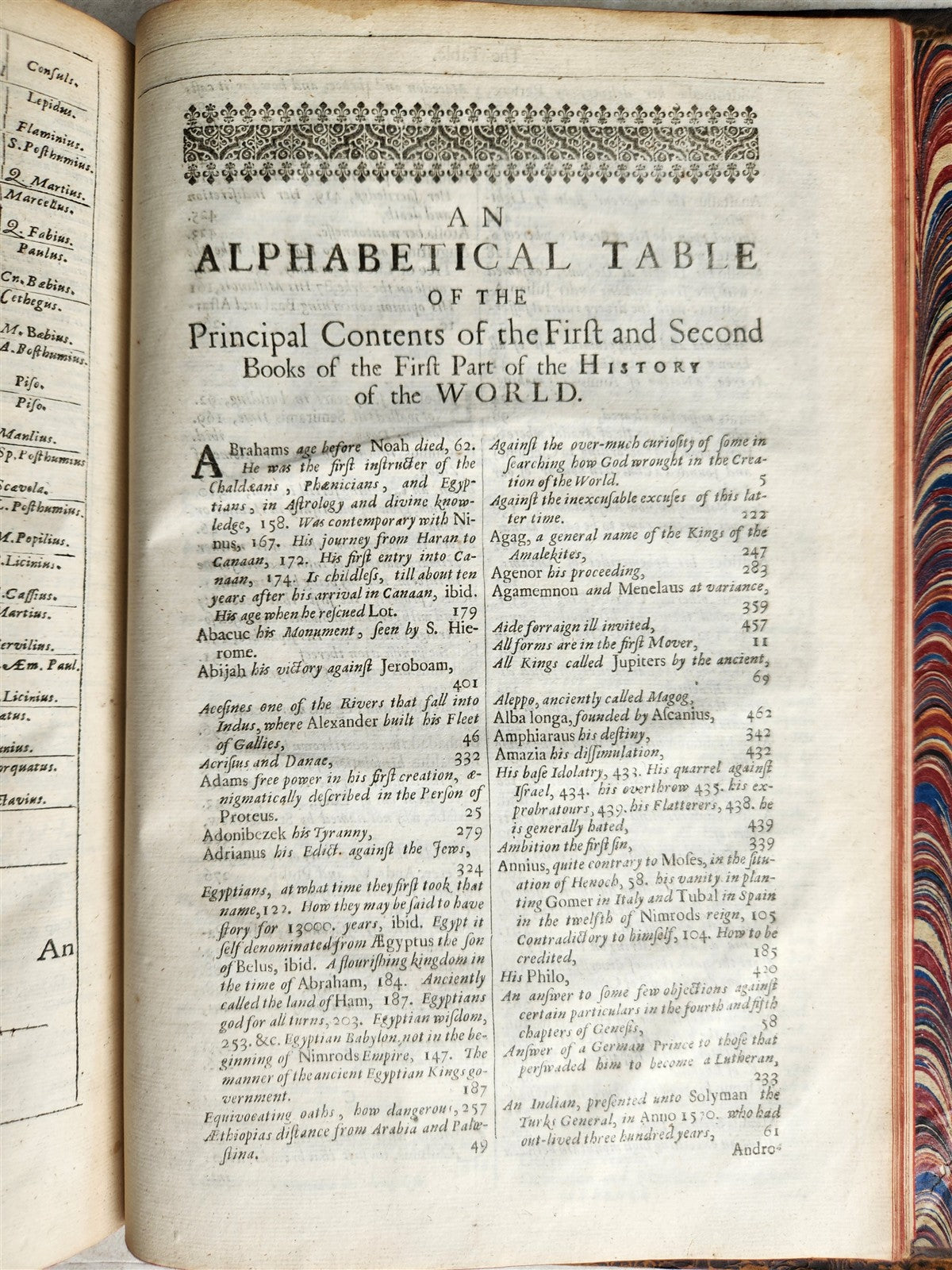 1666 HISTORY of the WORLD by WALTER RALEIGH antique ILLUSTRATED w/8 MAPS English