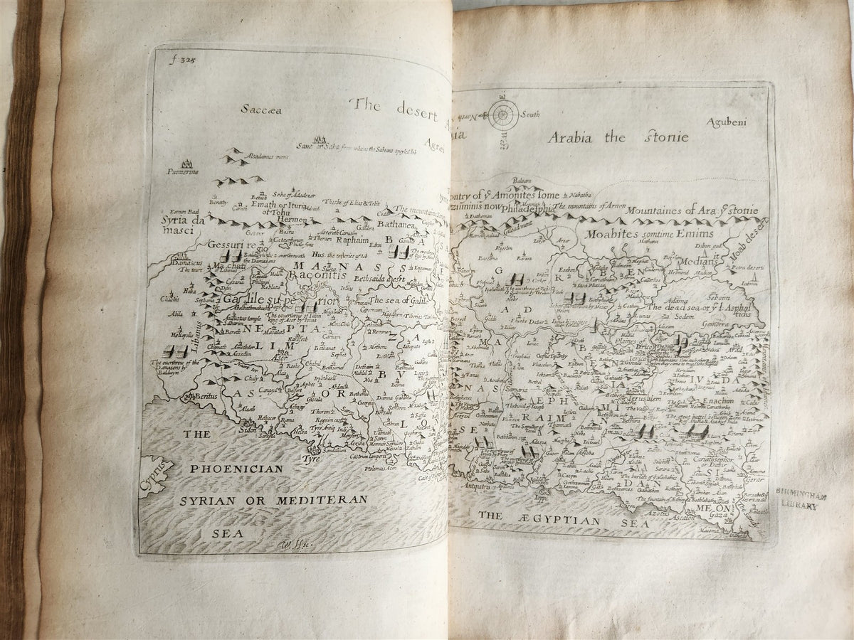 1677 HISTORY of the WORLD by WALTER RALEIGH antique ILLUSTRATED w/8 MAPS English