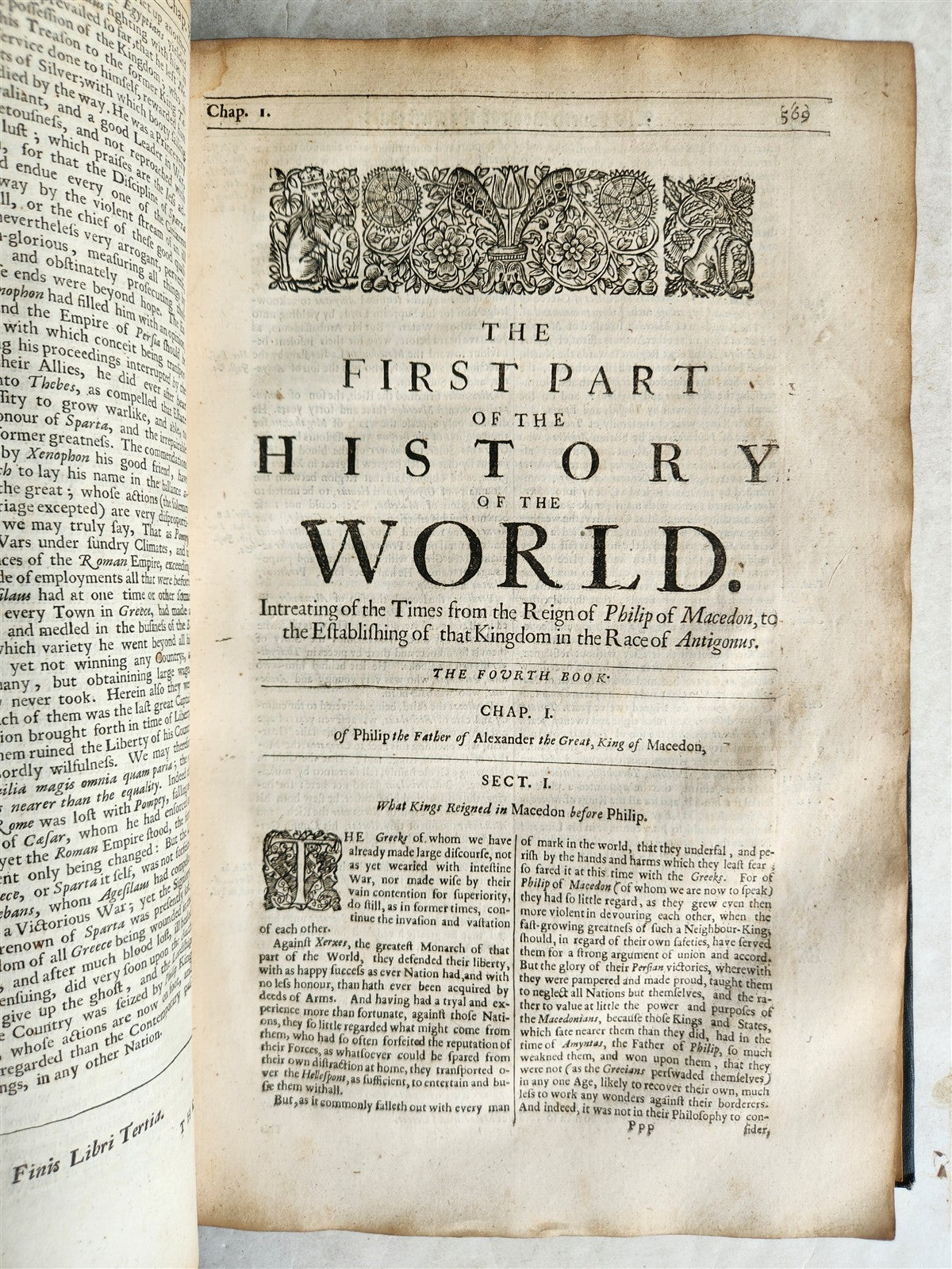 1677 HISTORY of the WORLD by WALTER RALEIGH antique ILLUSTRATED w/8 MAPS English
