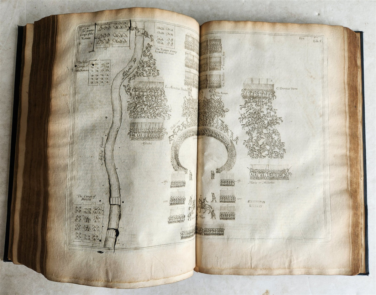 1677 HISTORY of the WORLD by WALTER RALEIGH antique ILLUSTRATED w/8 MAPS English