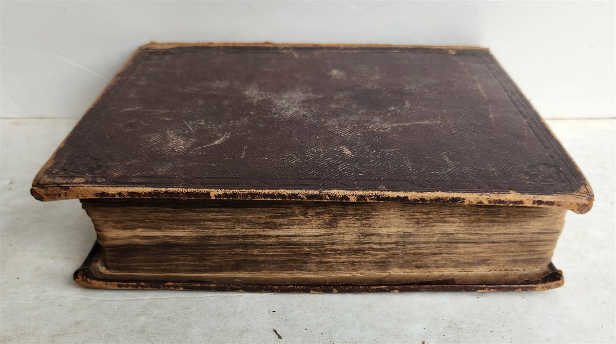 1677 BIBLE in ENGLISH antique King James version CAMBRIDGE 17th CENTURY
