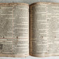 1677 BIBLE in ENGLISH antique King James version CAMBRIDGE 17th CENTURY