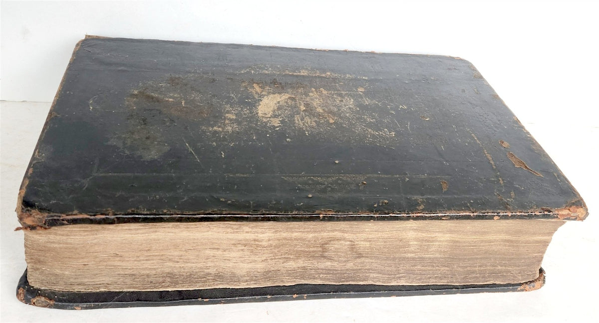 1685 BIBLE in ENGLISH MASSIVE FOLIO 17th century ANTIQUE