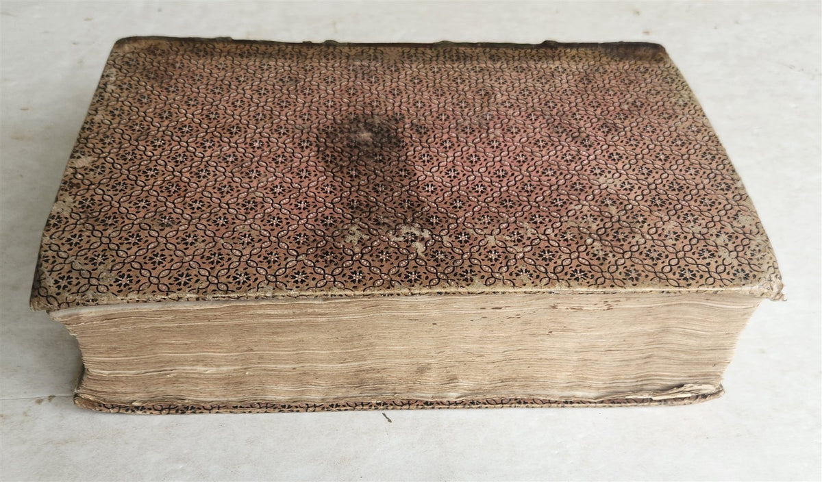 1688 BIBLE in LATIN ILLUSTRATED FOLIO 17th century ANTIQUE printed in VENICE