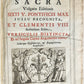 1688 BIBLE in LATIN ILLUSTRATED FOLIO 17th century ANTIQUE printed in VENICE