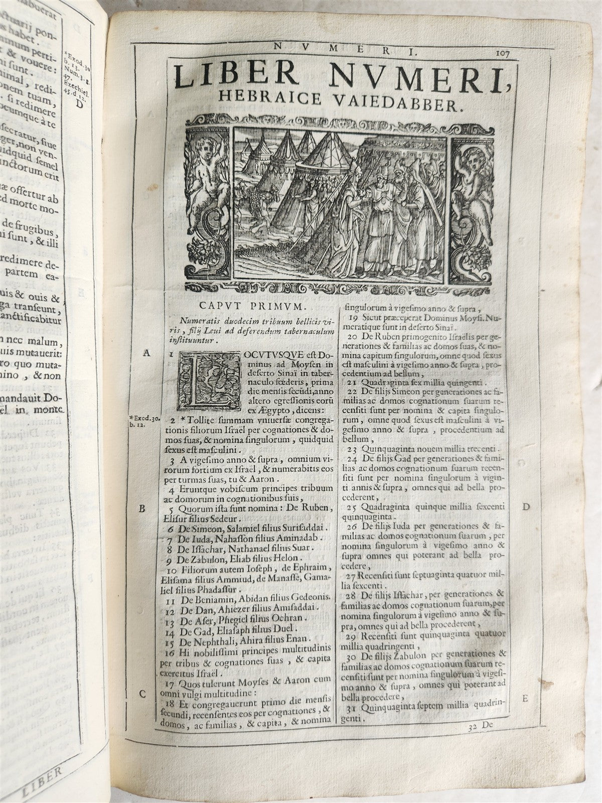 1688 BIBLE in LATIN ILLUSTRATED FOLIO 17th century ANTIQUE printed in VENICE