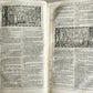 1688 BIBLE in LATIN ILLUSTRATED FOLIO 17th century ANTIQUE printed in VENICE