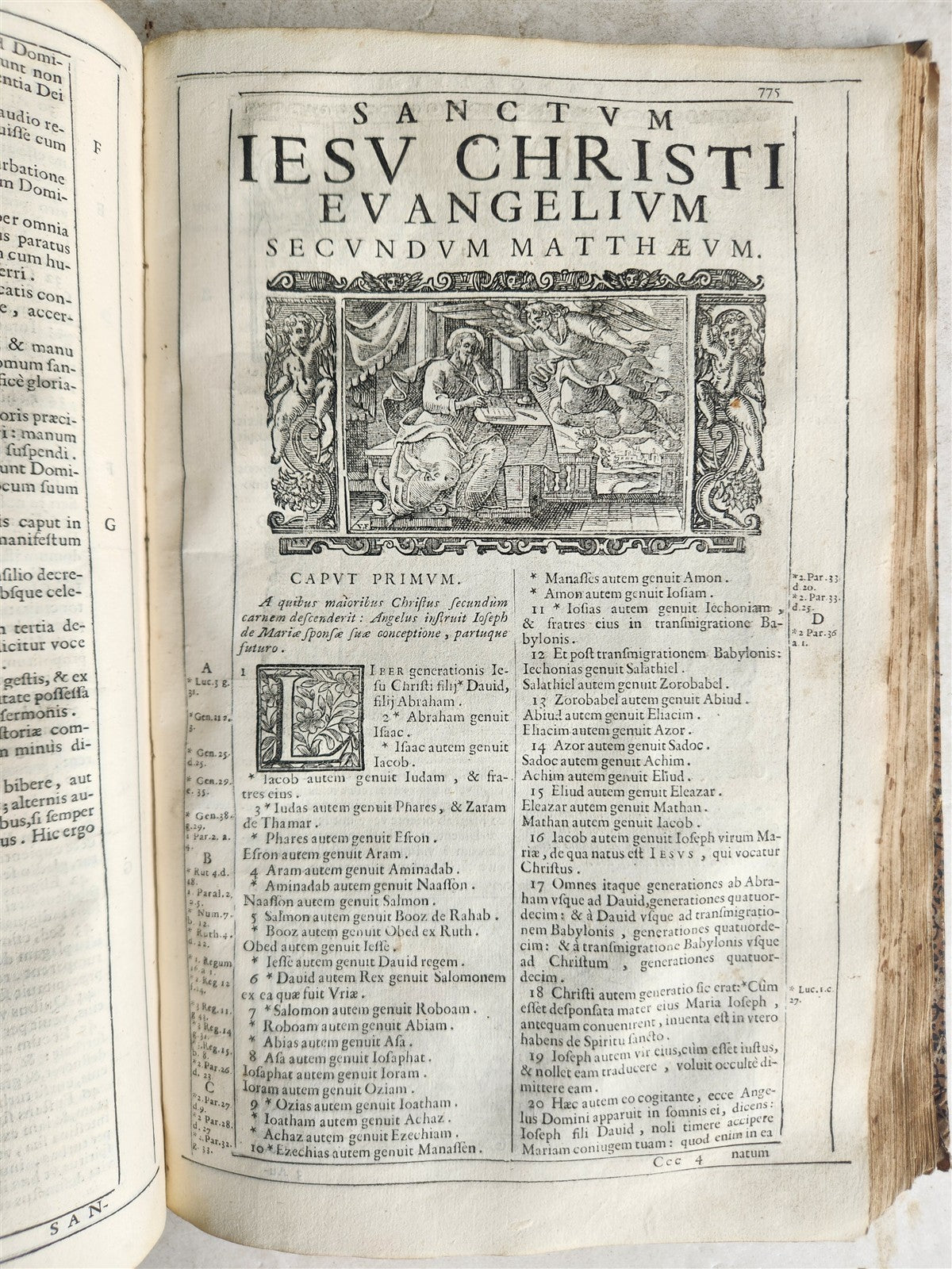 1688 BIBLE in LATIN ILLUSTRATED FOLIO 17th century ANTIQUE printed in VENICE
