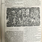1688 BIBLE in LATIN ILLUSTRATED FOLIO 17th century ANTIQUE printed in VENICE