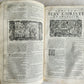 1688 BIBLE in LATIN ILLUSTRATED FOLIO 17th century ANTIQUE printed in VENICE