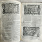 1688 BIBLE in LATIN ILLUSTRATED FOLIO 17th century ANTIQUE printed in VENICE