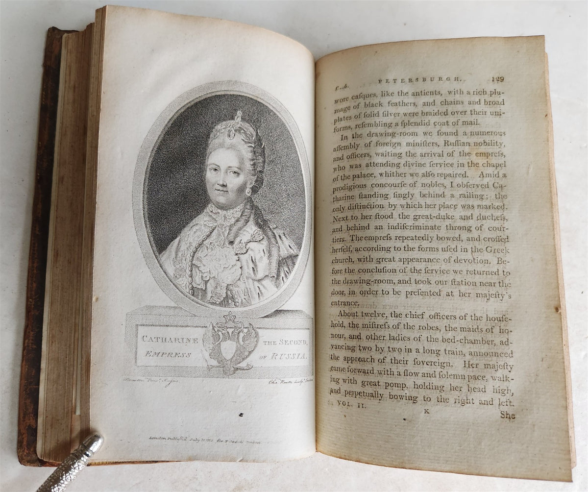 1802 TRAVELS in POLAND RUSSIA SWEDEN & DENMARK antique 5 VOLS W.COXE ILLUSTRATED
