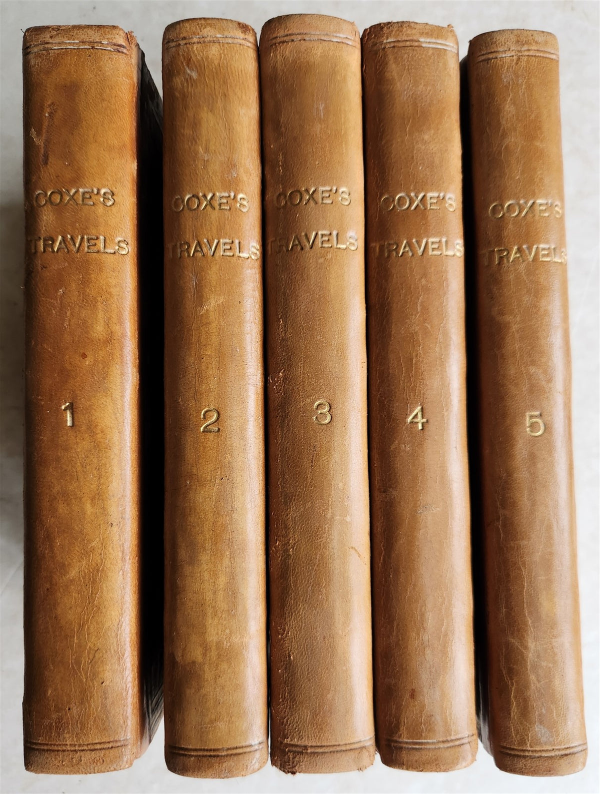 1802 TRAVELS in POLAND RUSSIA SWEDEN & DENMARK antique 5 VOLS W.COXE ILLUSTRATED