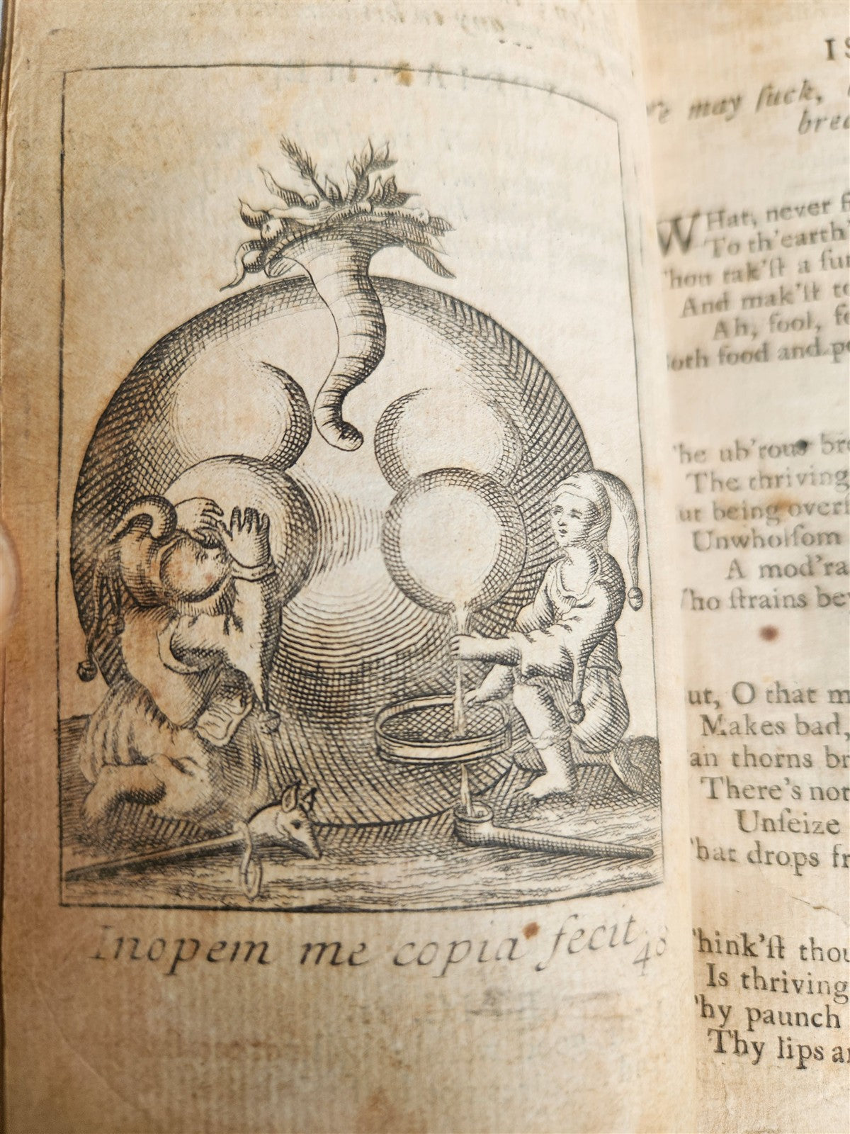 1736 EMBLEMS Divine and Moral by Francis Quarles antique FULLY ILLUSTRATED