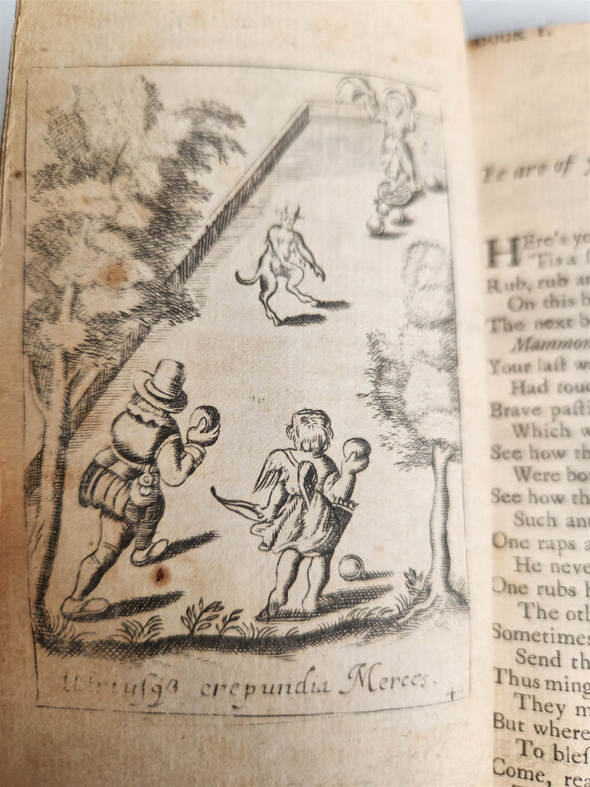 1736 EMBLEMS Divine and Moral by Francis Quarles antique FULLY ILLUSTRATED