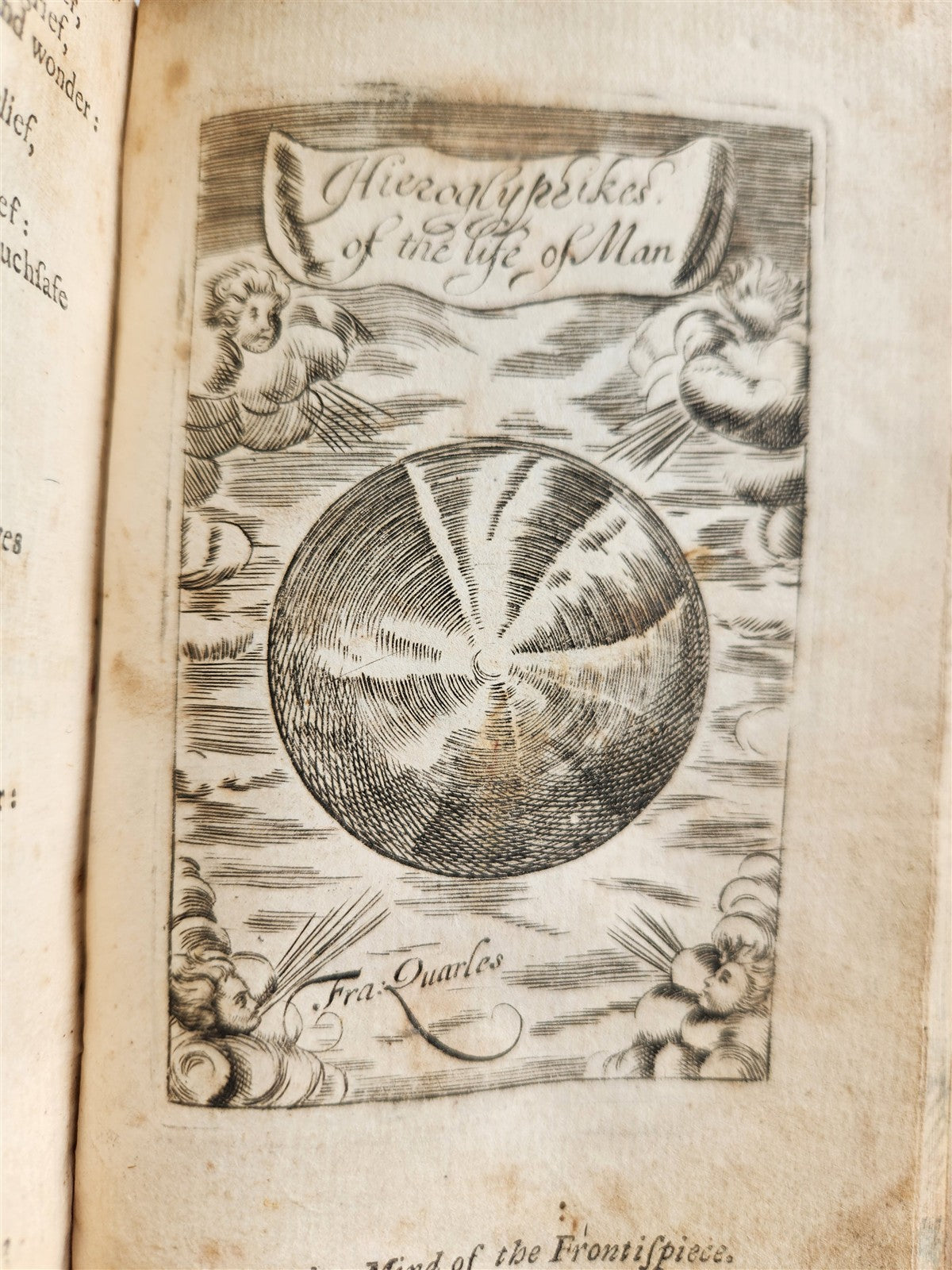 1736 EMBLEMS Divine and Moral by Francis Quarles antique FULLY ILLUSTRATED