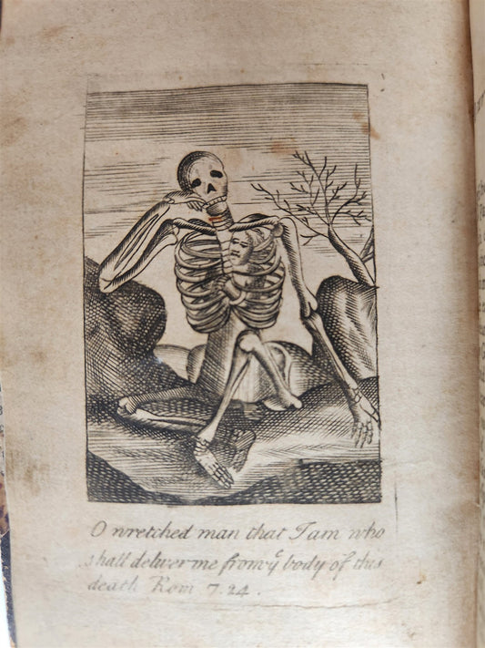1736 EMBLEMS Divine and Moral by Francis Quarles antique FULLY ILLUSTRATED