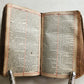1658 BIBLE in ENGLISH OLD & NEW TESTAMENT antique ORIGINAL BINDING pocket size