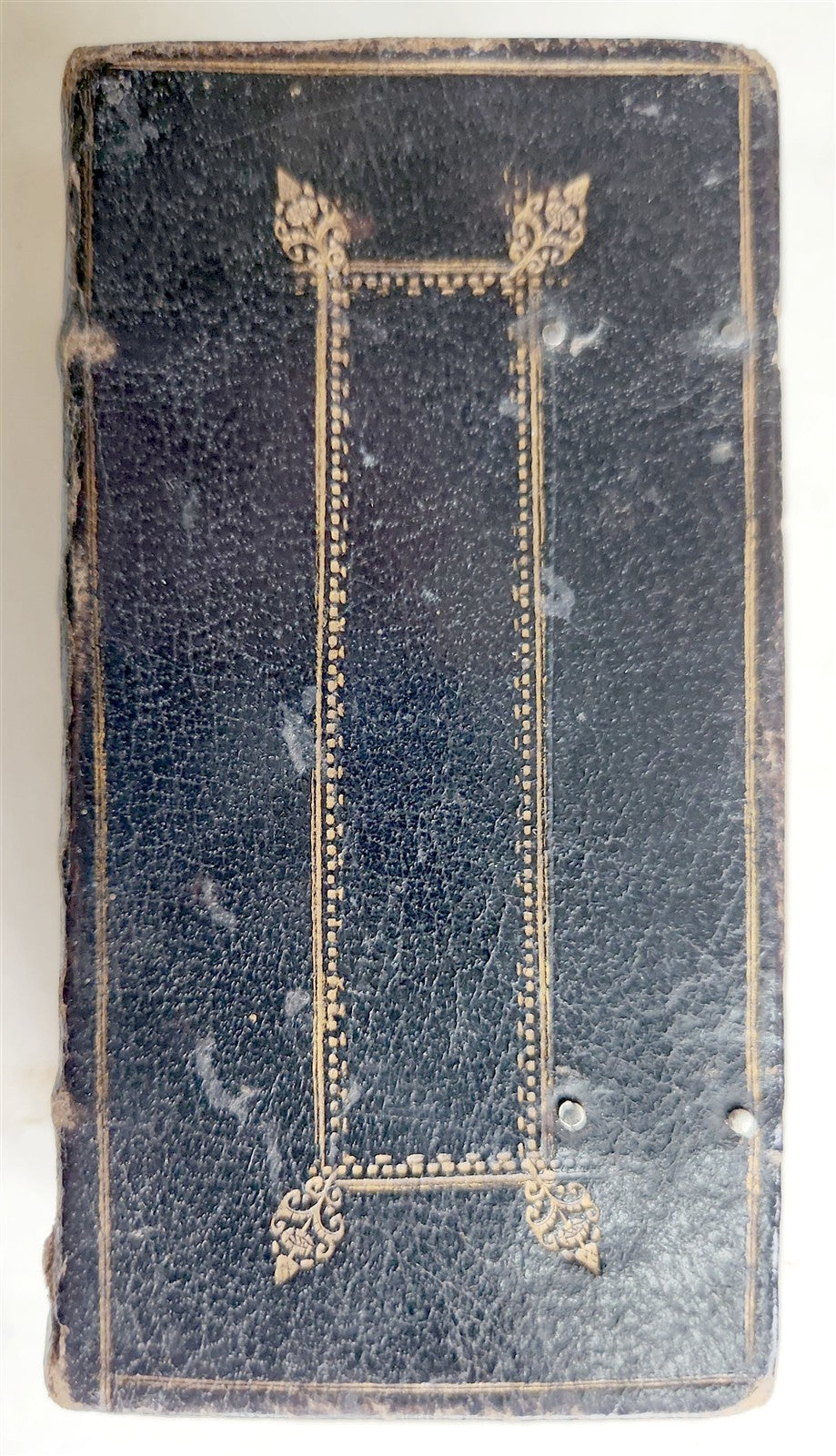 1698 BIBLE in ENGLISH OLD & NEW TESTAMENT antique ORIGINAL BINDING pocket size