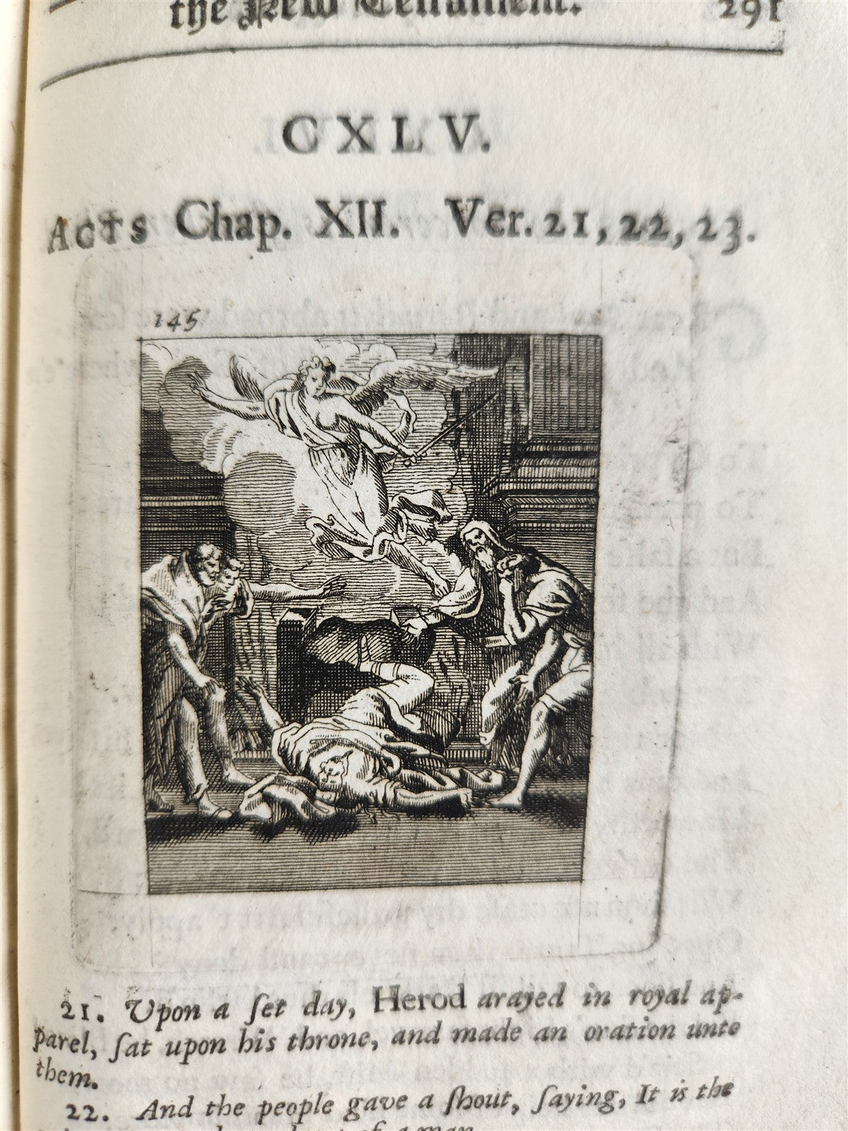 1701 HISTORY of NEW TESTAMENT in ENGLISH antique ILLUSTRATED by J. STURT bible