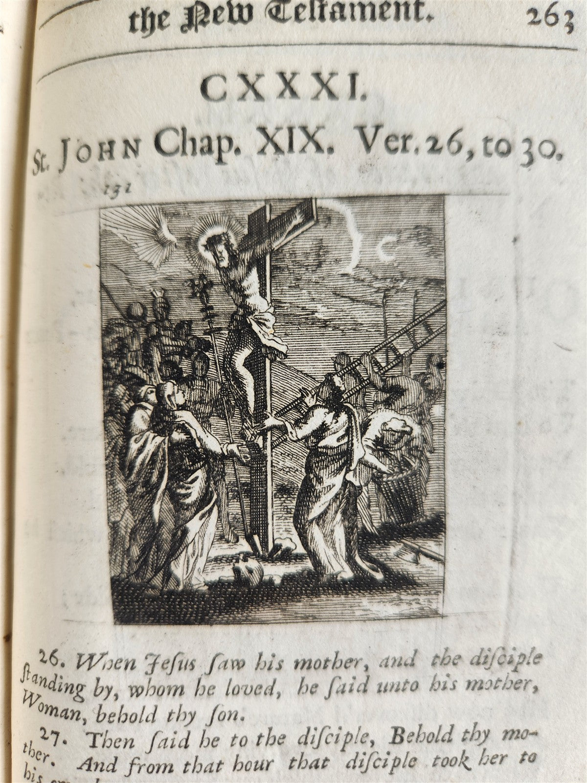 1701 HISTORY of NEW TESTAMENT in ENGLISH antique ILLUSTRATED by J. STURT bible