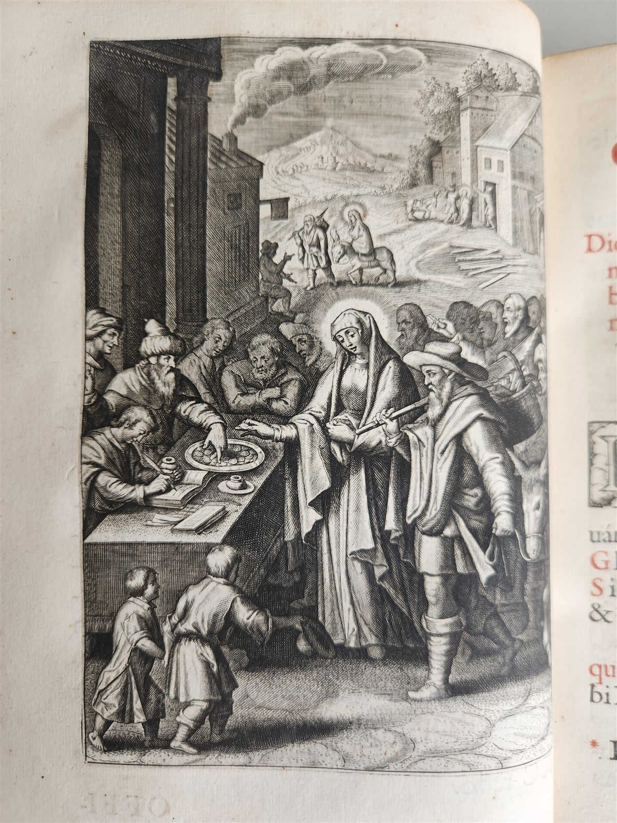 1652 PSALMS & PRAYERS DEDICATED to VIRGIN MARY antique PLANTIN PRESS