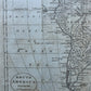 late 1700 - 1800s LOT of 4 MAPS of SOUTH AMERICA antique