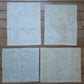 late 1700 - 1800s LOT of 4 MAPS of SOUTH AMERICA antique