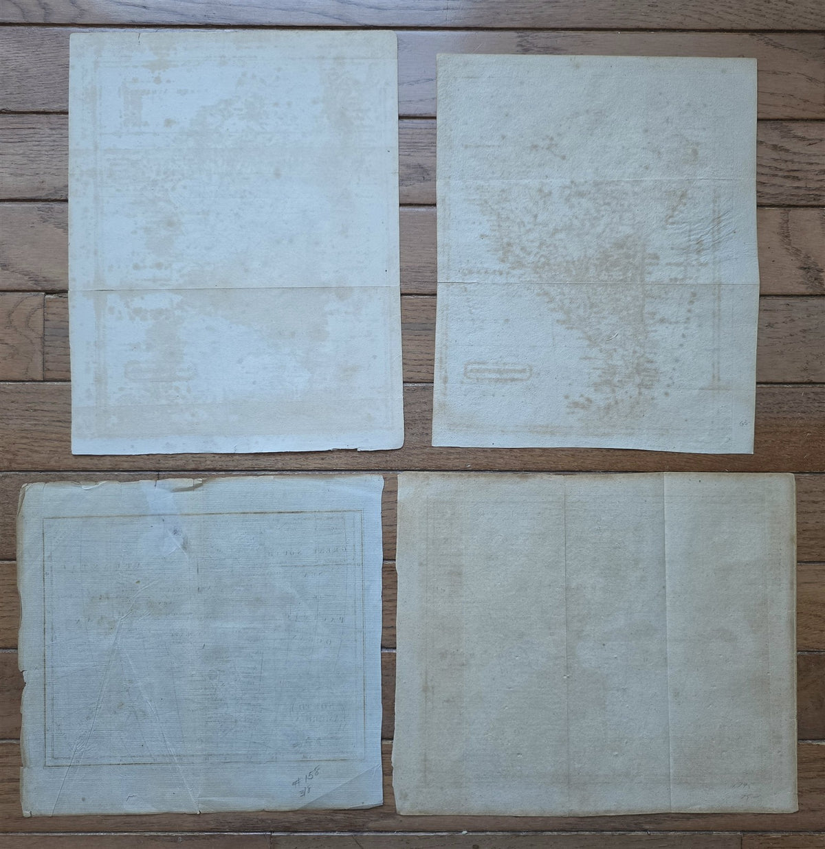 late 1700 - 1800s LOT of 4 MAPS of SOUTH AMERICA antique