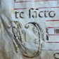 16th cent. ANTIPHONAL MUSIC CHART VELLUM MANUSCRIPT antique LITURGICAL in LATIN