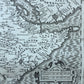 1620s AFRICA CONGO antique MAP by GERARD MERCATOR - EMPIRE OF THE ABYSSINIANS