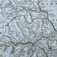 1760s UNITED KINGDOM antique MAP of REDNORSHIRE & BRECKNOCKSHIRE in WALES