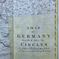 1768 antique MAP of GERMANY DIVIDED INTO ITS CIRCLES