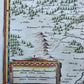 1639 LOTHARINGIA SEPTENTRIONALIS LORAINE FRANCE antique AUTHENTIC hand colored