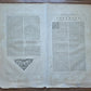 1639 LOTHARINGIA SEPTENTRIONALIS LORAINE FRANCE antique AUTHENTIC hand colored