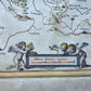 1640s MAP of GERMANY antique WALDECK COMITATUS AUTHENTIC hand colored