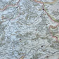1640s MAP of GERMANY antique WALDECK COMITATUS AUTHENTIC hand colored
