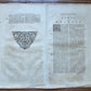 1640s MAP of GERMANY antique WALDECK COMITATUS AUTHENTIC hand colored